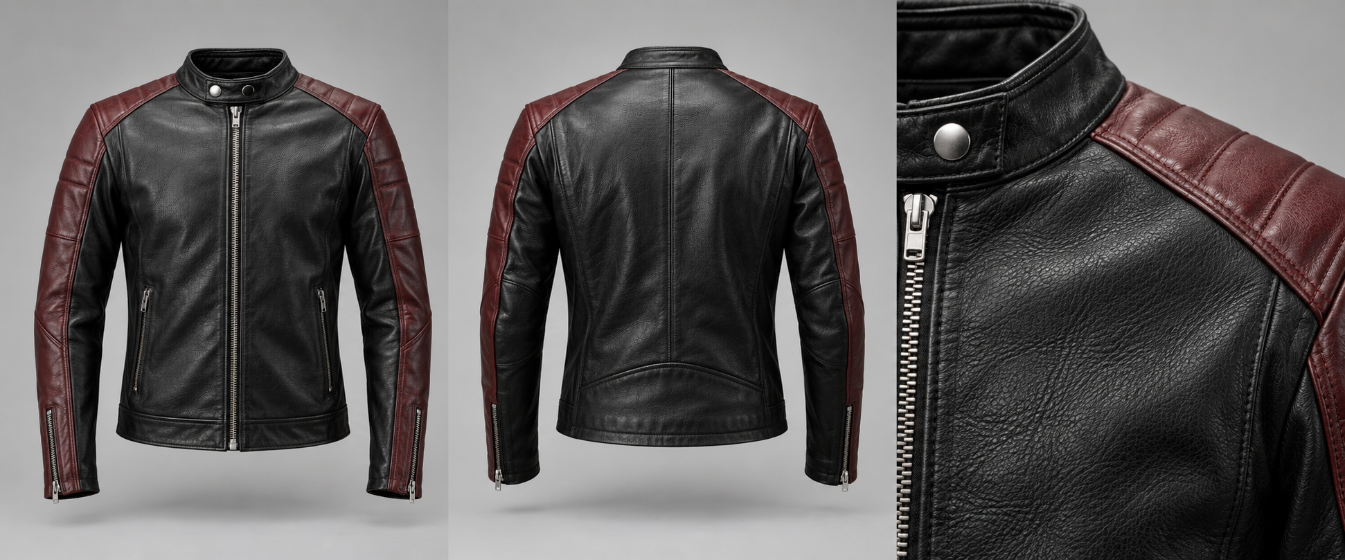 Redline Contrast Moto, Black / Red, front view